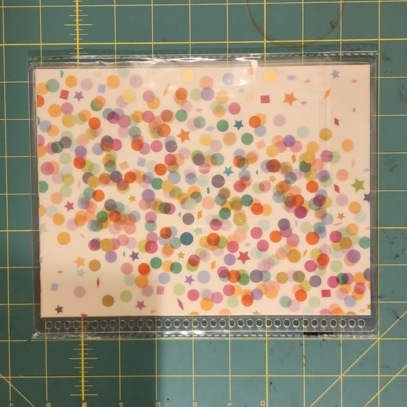 Erin Condren Exclusive Metallic Confetti Interchangeable Cover - Picture 1 of 2